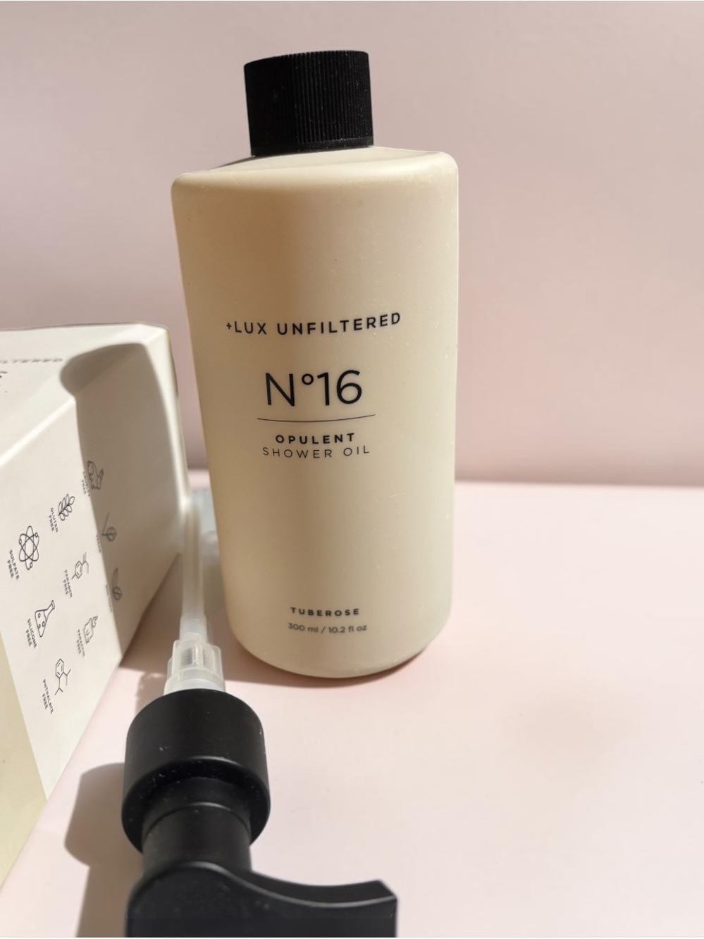 NEW in Box! +Lux Unfiltered N°16 Opulent Shower Oil 10.2 fl oz